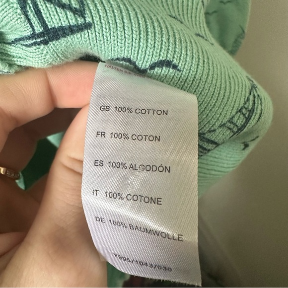 Womens sailboat blue/green 3/4 quarter length cardigan size 8/10 (M) - Picture 5 of 6